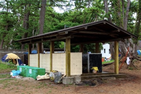 若狭和田キャンプ場の炊事場