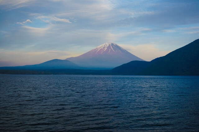 本栖湖　富士山