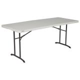 LIFETIME 6FT HALF TABLE