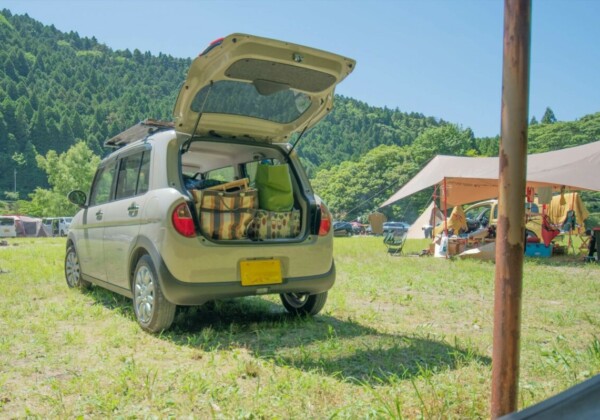 収納グッズをうまく使った車のトランク