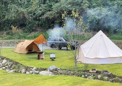 ドッグラン　キャンプ場　関東　THE FIVE RIVERS FINE GLAMPING　群馬しらさわ