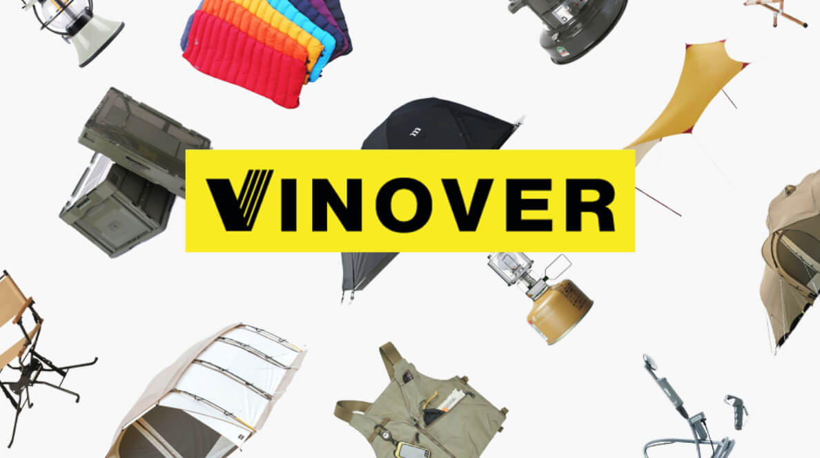 VINOVER（ヴィノバー）　キャンプギア専門のフリマアプリ「VINOVER(ヴィノバー)」とは？