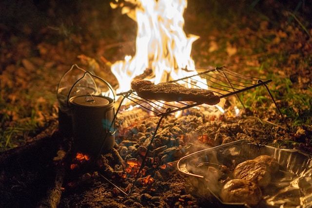 solo camp meal