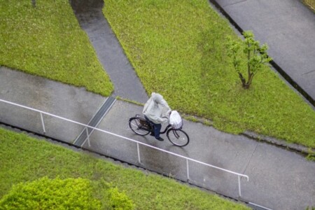 自転車　レインパンツ