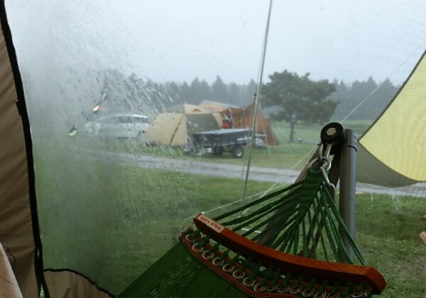 雨キャンプ キャンセル