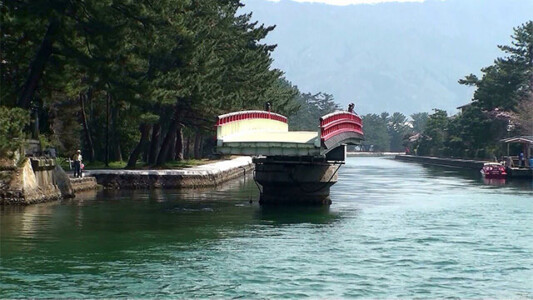 天橋立 グランピング 廻旋橋