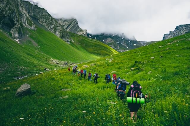 登山　ストック