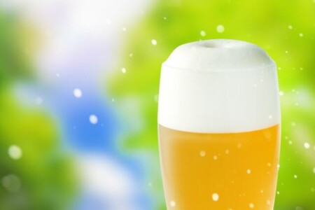 ビールの泡